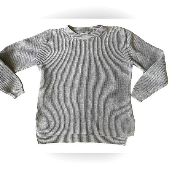 Goodthreads 100% cotton gray sweater size medium in excellent like-new condition - Picture 1 of 3